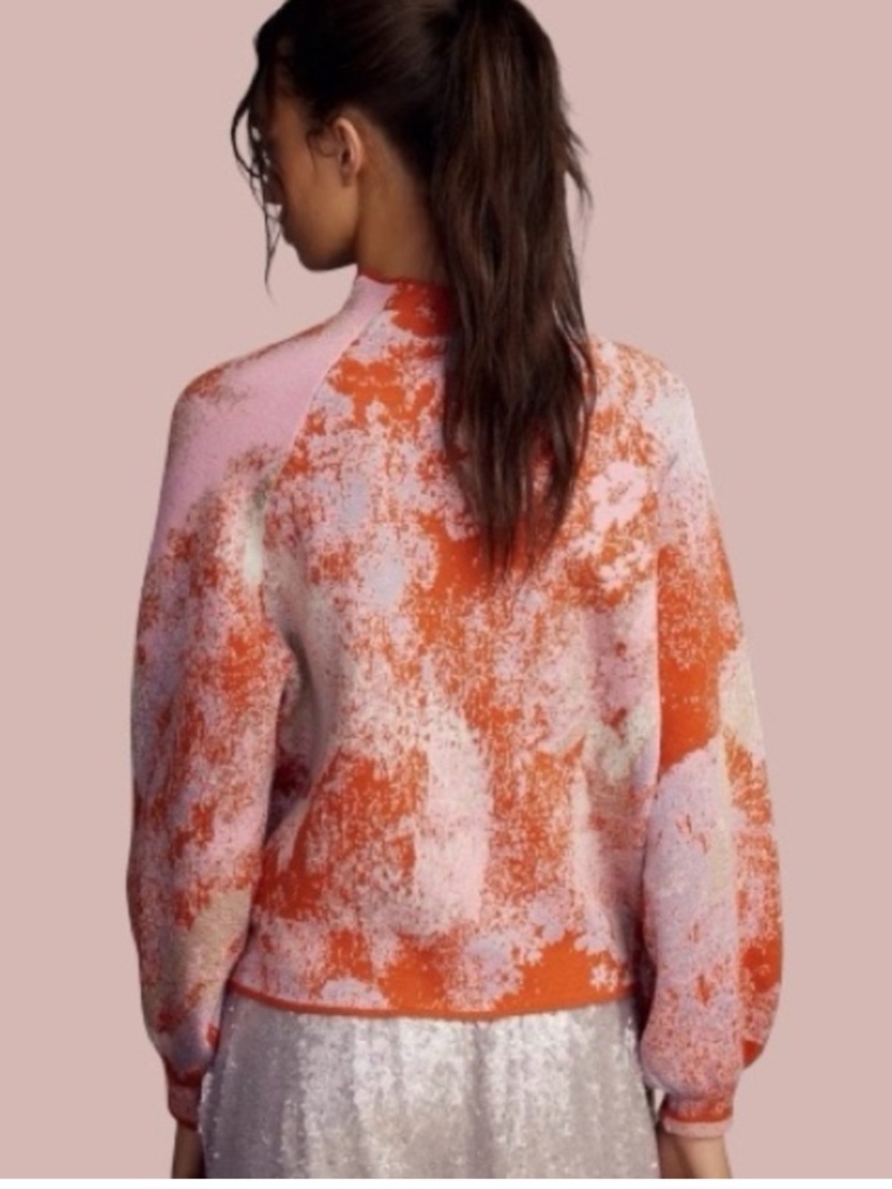 Anthropologie The Beatriz Mock-Neck Sweater: Lurex Edition
Size L. - Picture 3 of 9